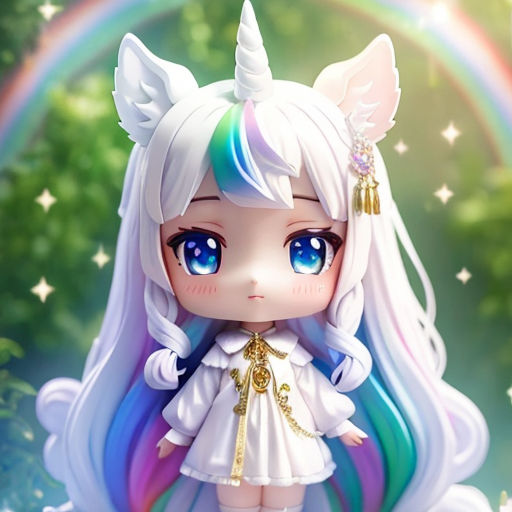 Draw Unicorn Girl Chibi, HD Png Download , Transparent Png Image |  PNG.ToolXoX.com