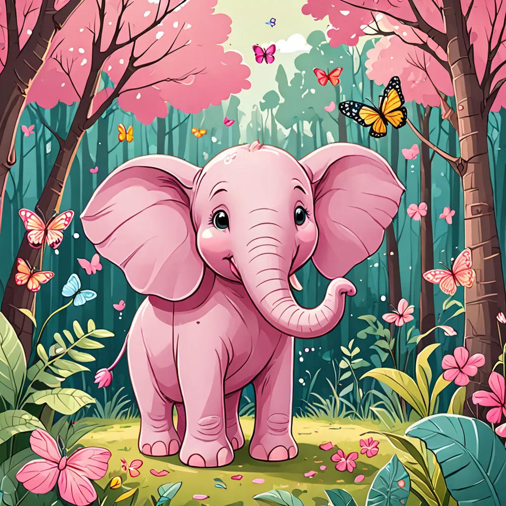 The Pink Elephant's Playtime