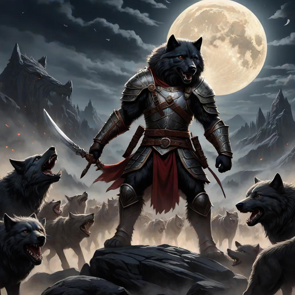 Kanly the Brave: The Tale of the Helpful Wolf
