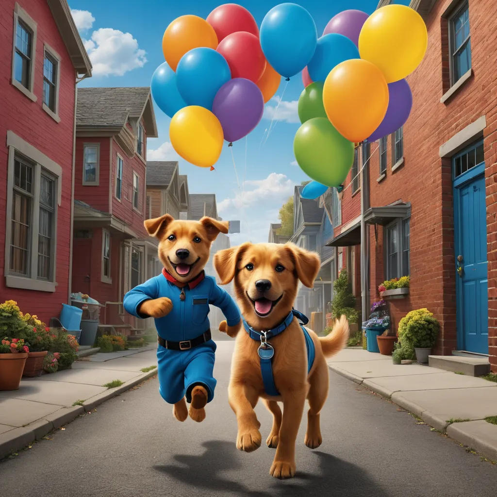 The Golden Dog's Balloon Adventure