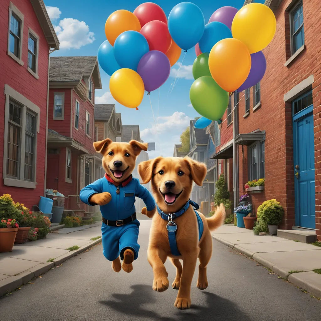 The Golden Dog's Balloon Adventure