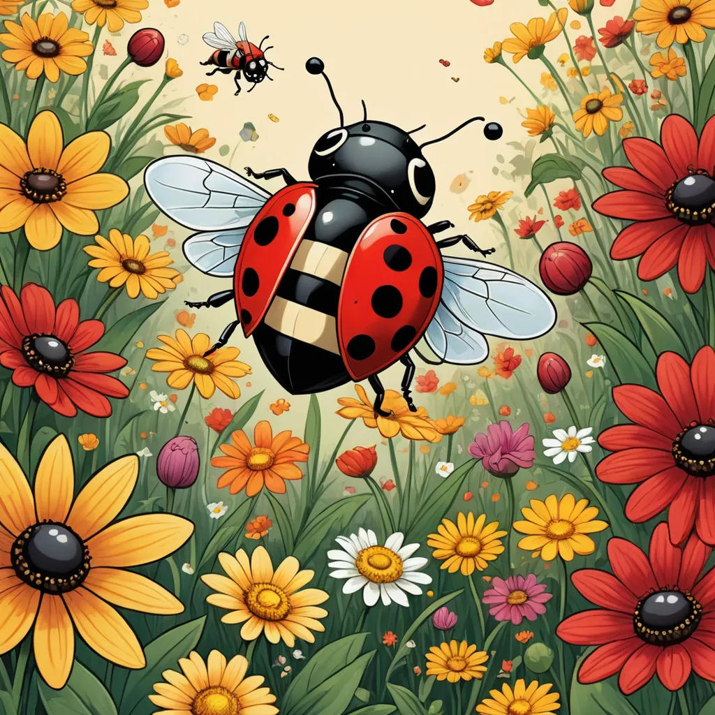The Adventures of Shy Ladybug and Boisterous Bee