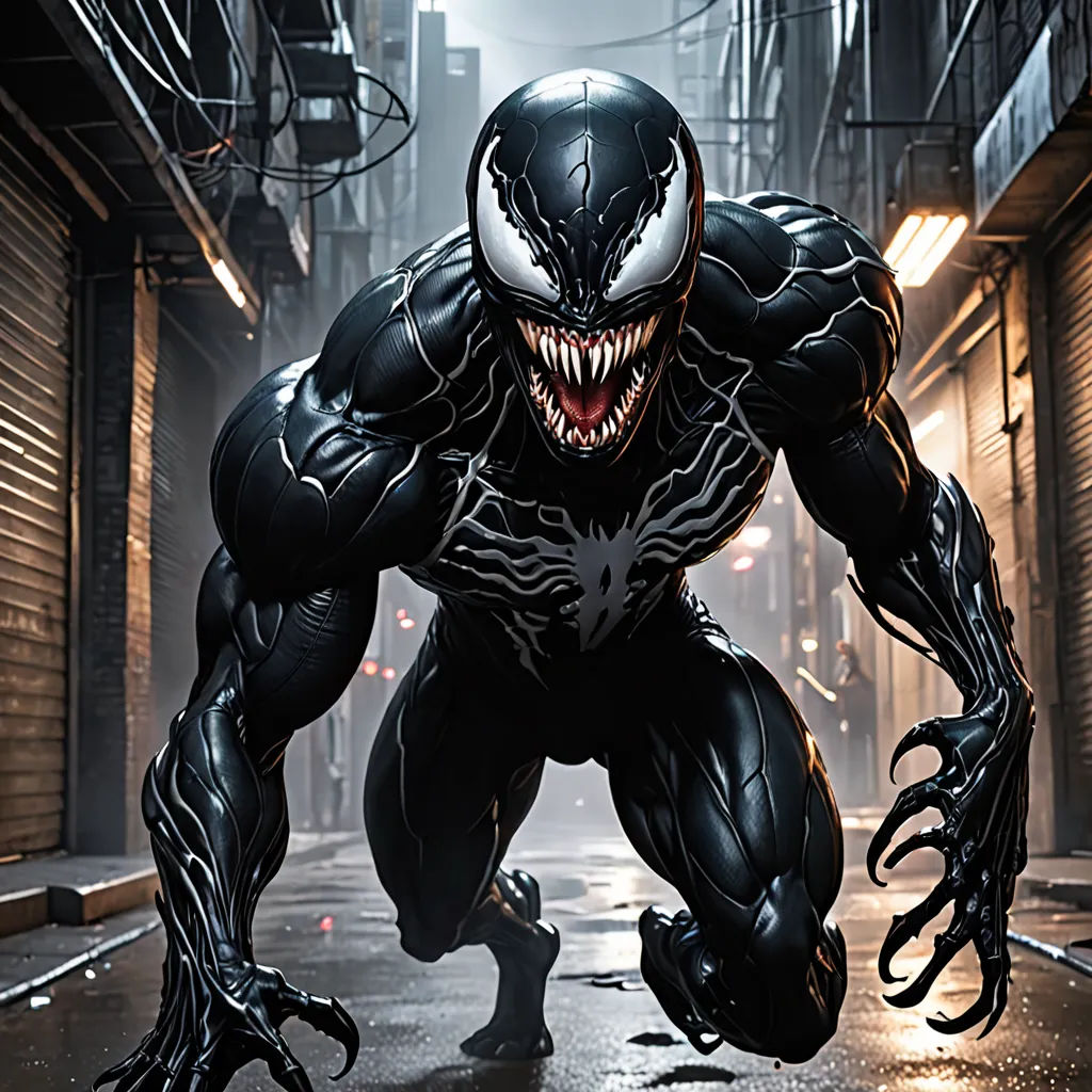 a spider - man is in a dark alley with his mouth open and his hands on his hips,, verdadism, a comic book panel, Eddie Mendoza, 4k uhd image