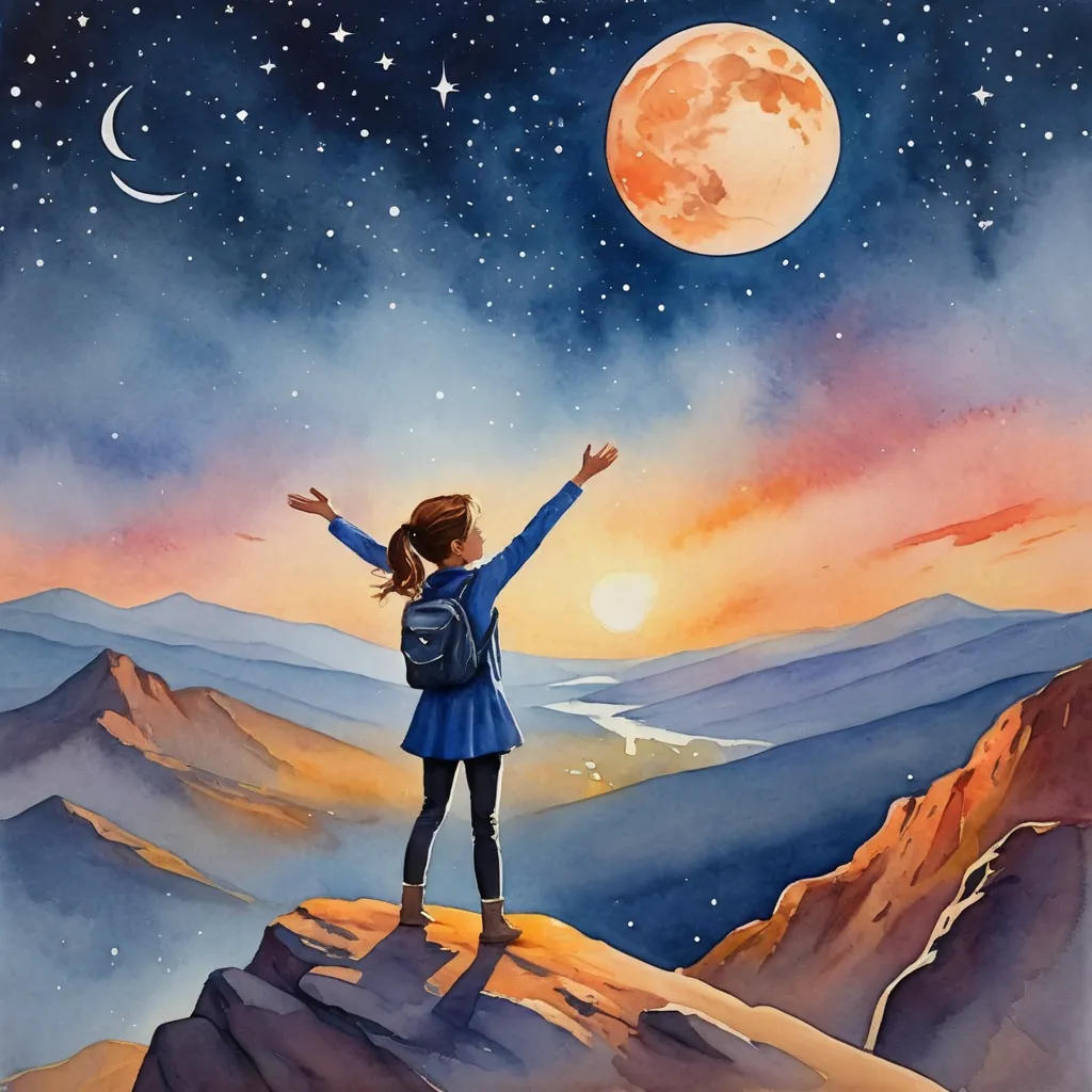 The Girl and the Moon