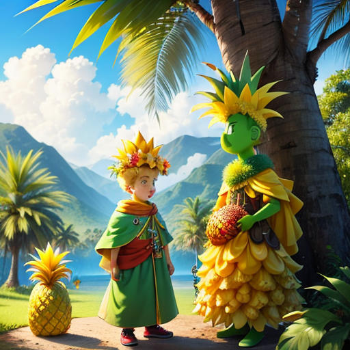 The Three Pineapple Friends