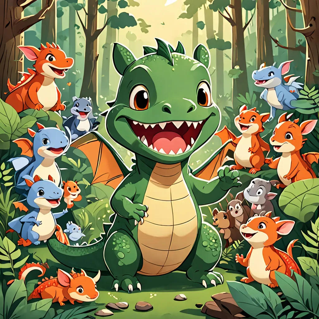 The Clumsy Little Dragon