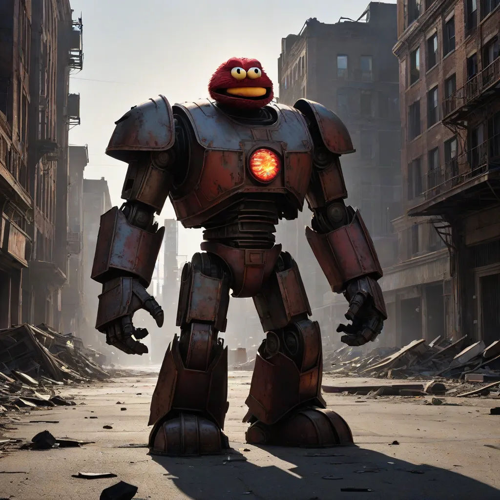 Elmo's Dystopian Transformation