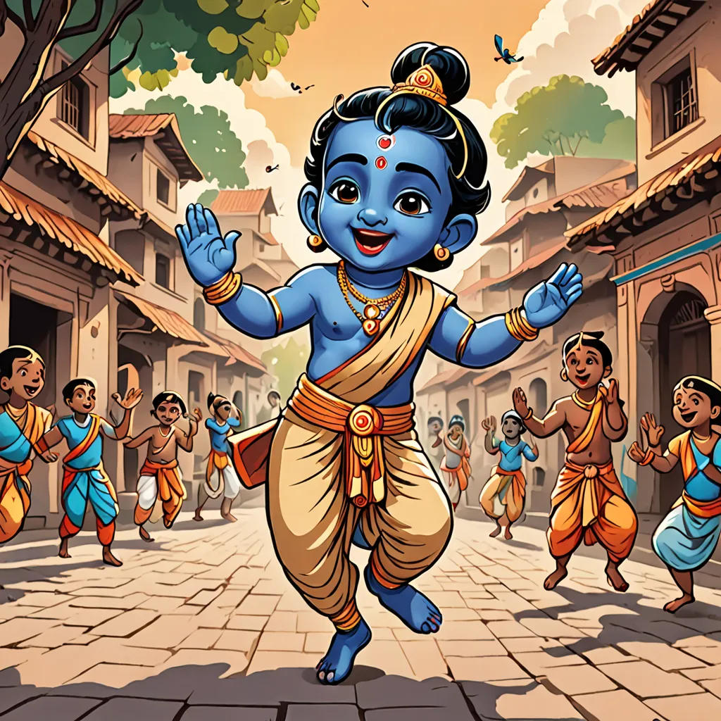 The Dancing Krishna