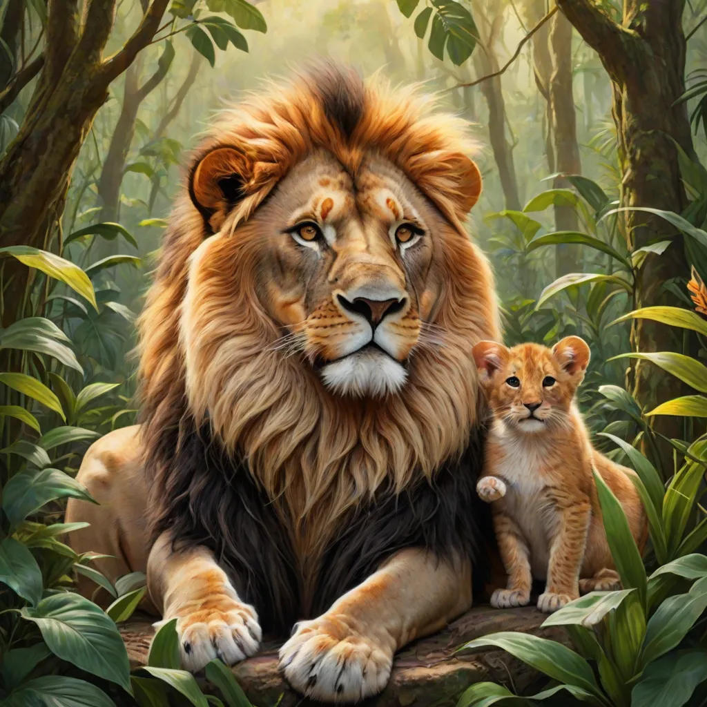 The Lion and the Mouse in the Jungle