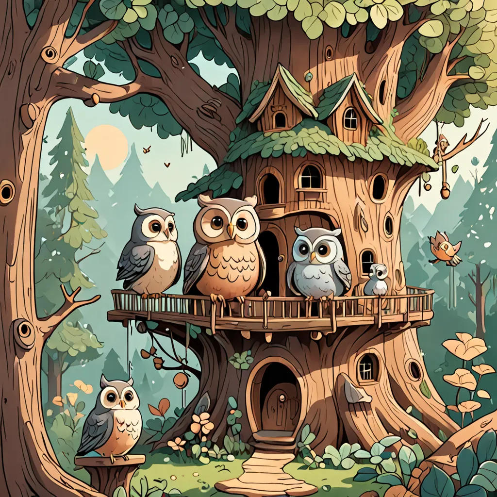 The Magic Treehouse: A Tale of Family, Love, and Peace