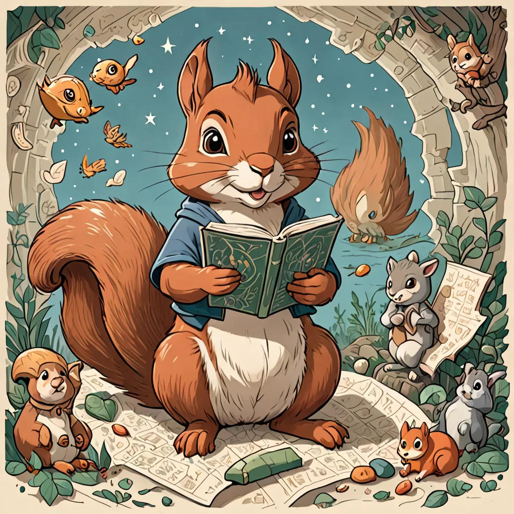 The Curious Quest of Nutty the Squirrel