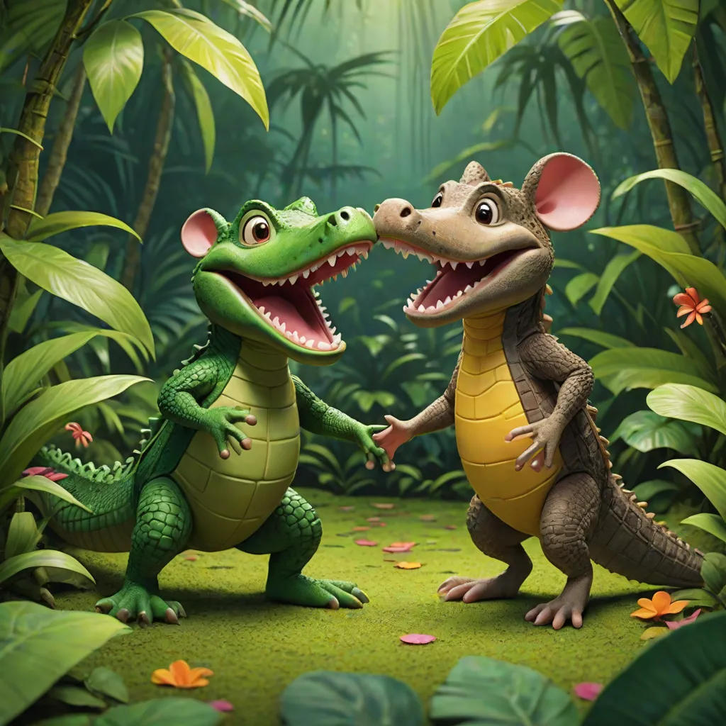 Coco the Crocodile and Mini the Mouse