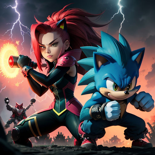 Sonic the Hedgehog's Two Knock-Offs Just Clashed