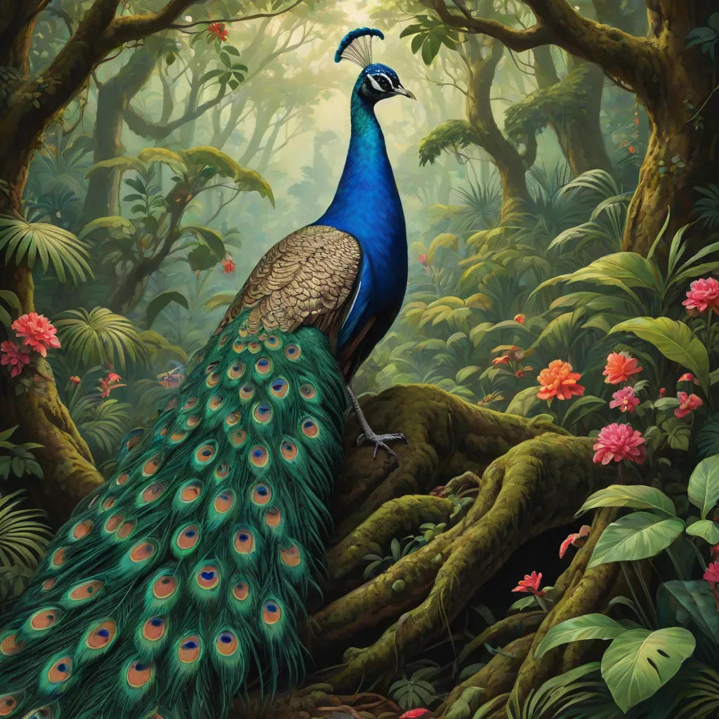 The Loyal Peacock and the Cunning Snake