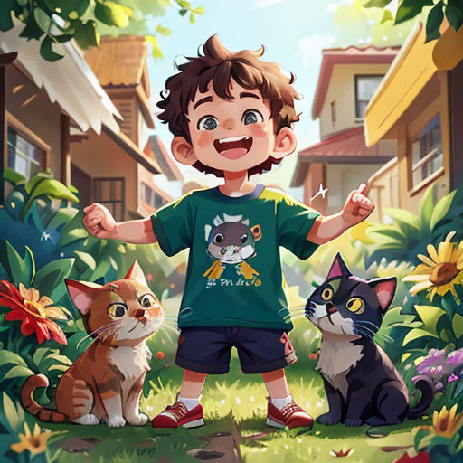 The Boy and the Cat