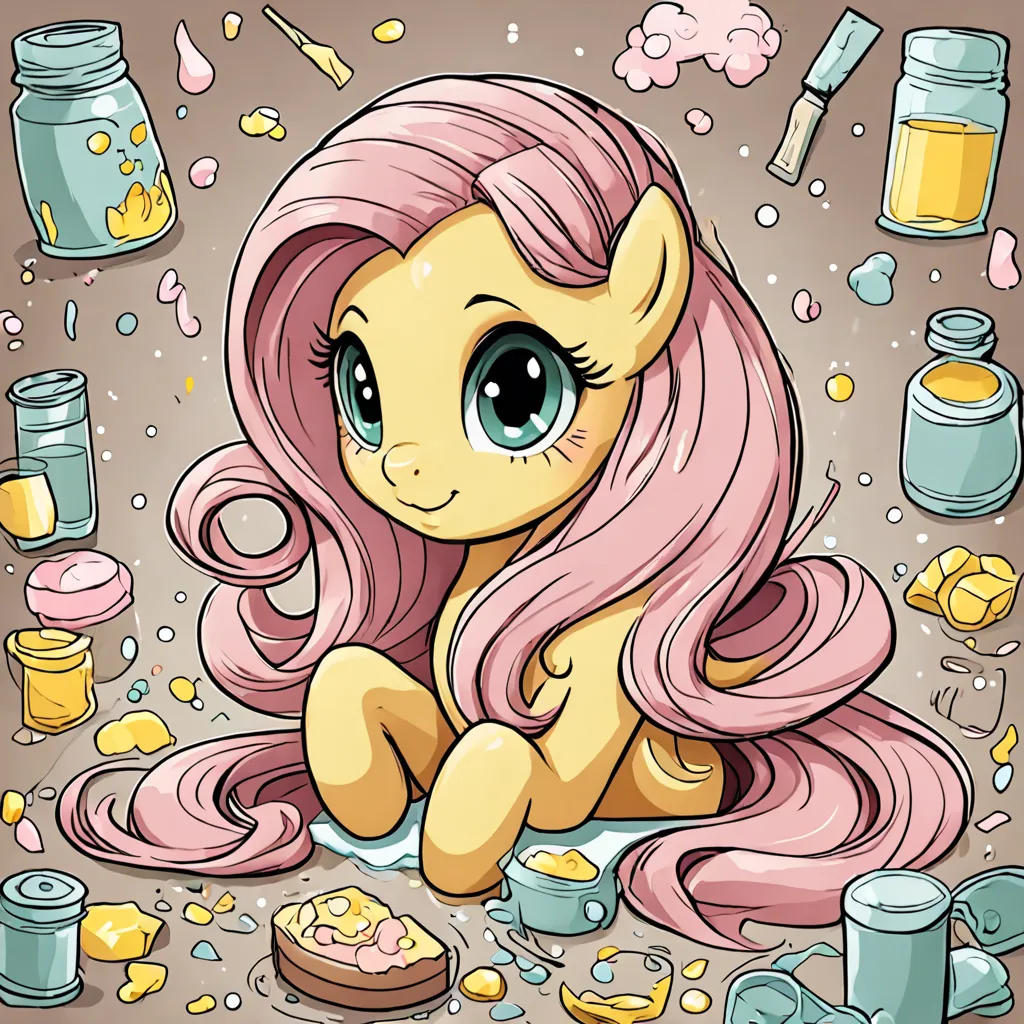 Fluttershy's Sticky Situation