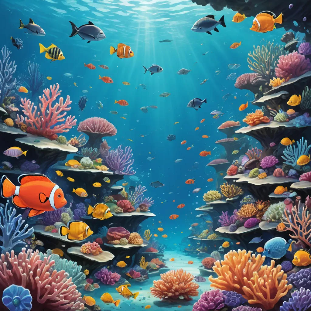 The Submarine Journey of Marine Turtle