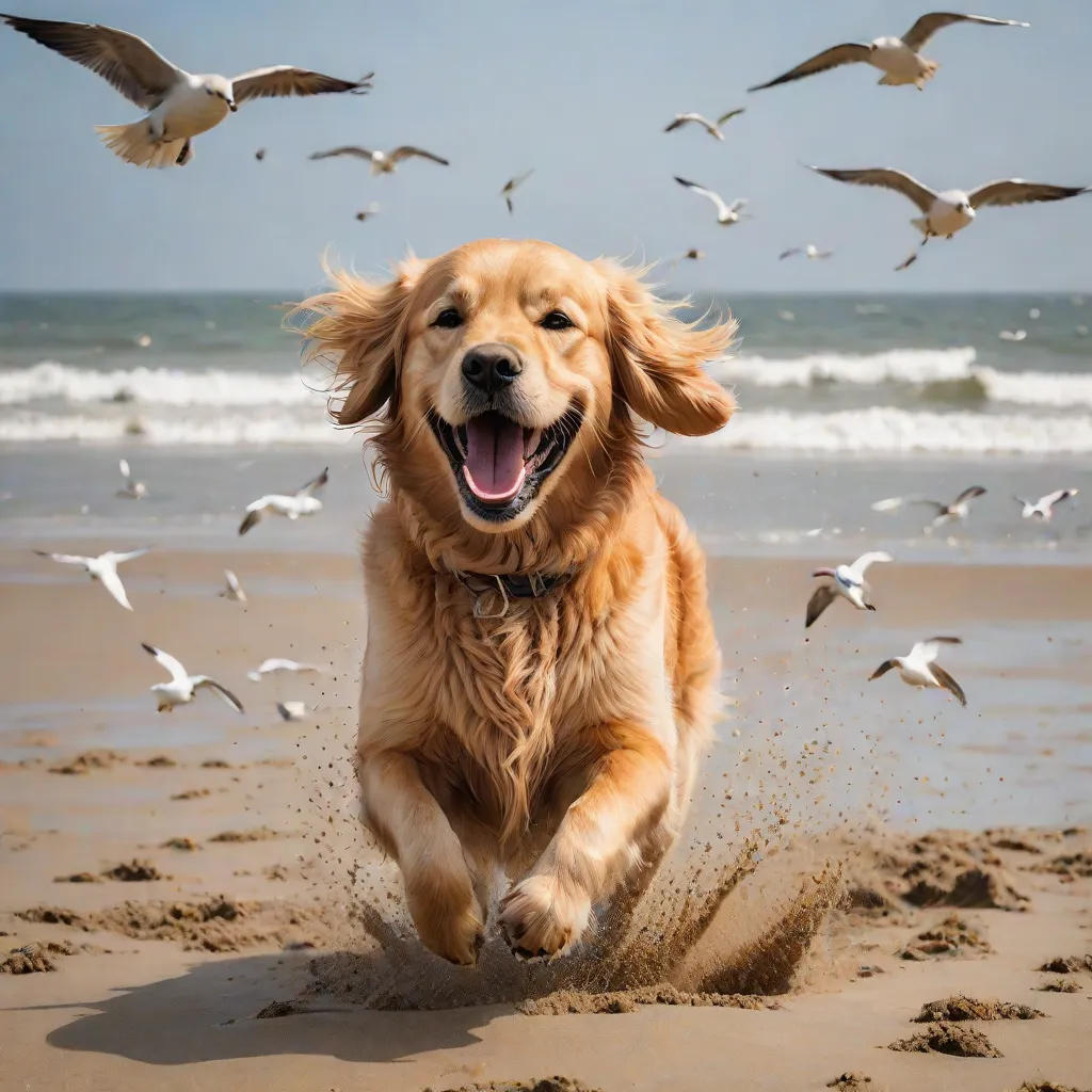 Quincy's First Day at the Beach