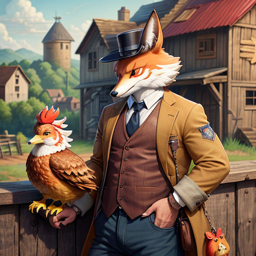 The Fox and the Stolen Chicken