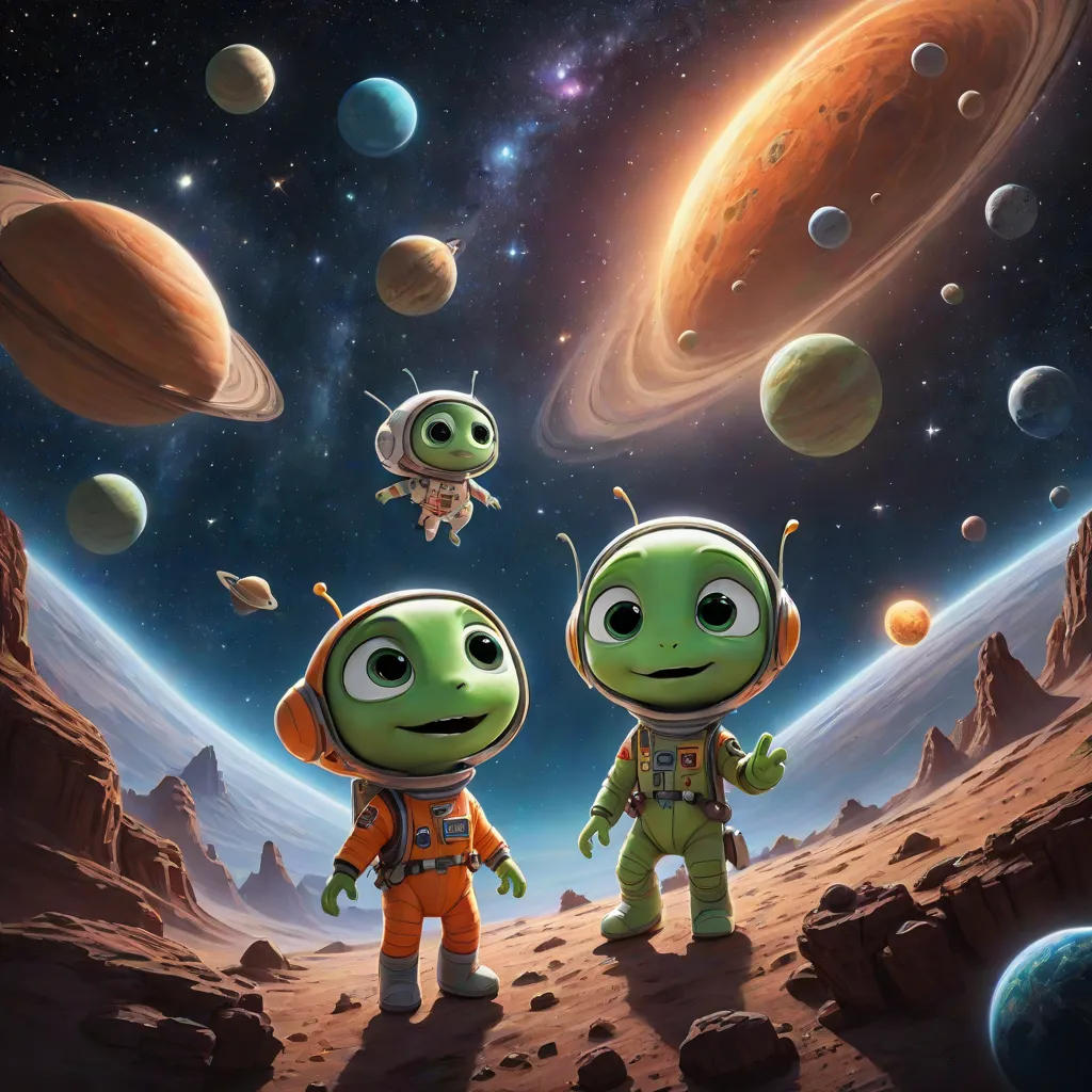 The Cosmic Adventure of Max and Lily