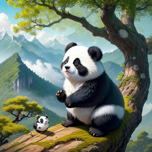 The Wise Little Panda