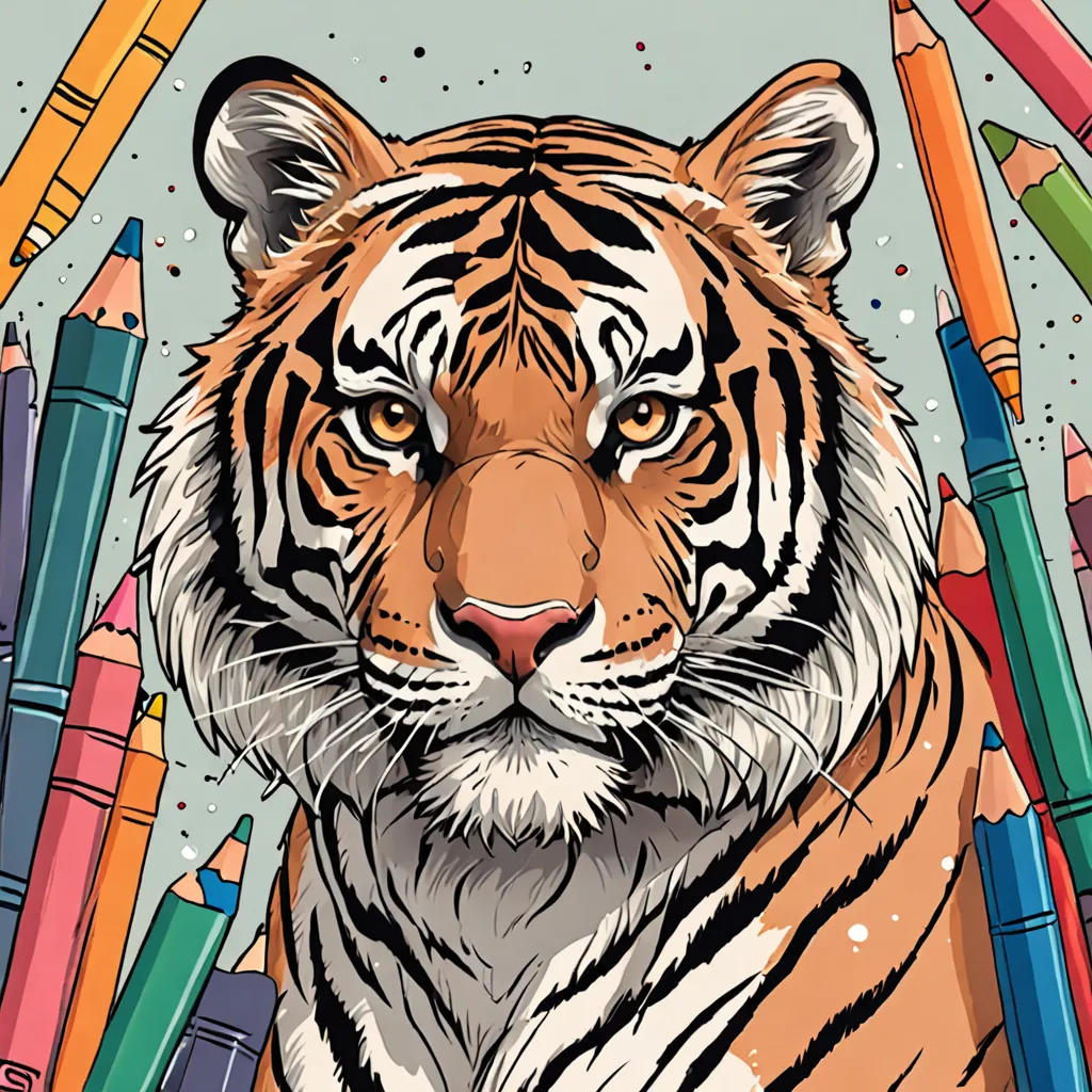 Tito the Tiger and the Magical Crayons