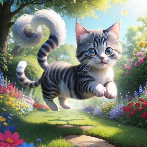 The Curious Kitten's Adventure