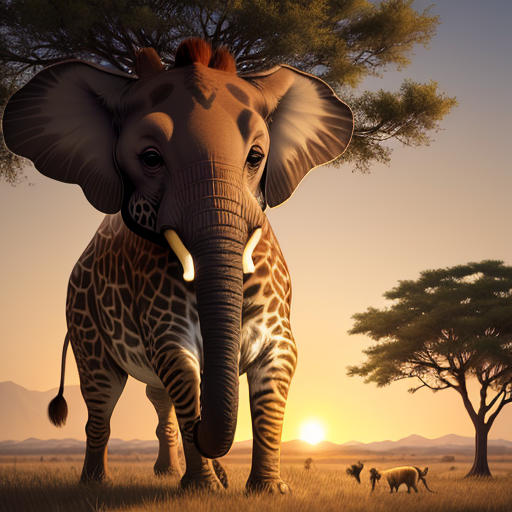 The Lonely Giraffe's Journey