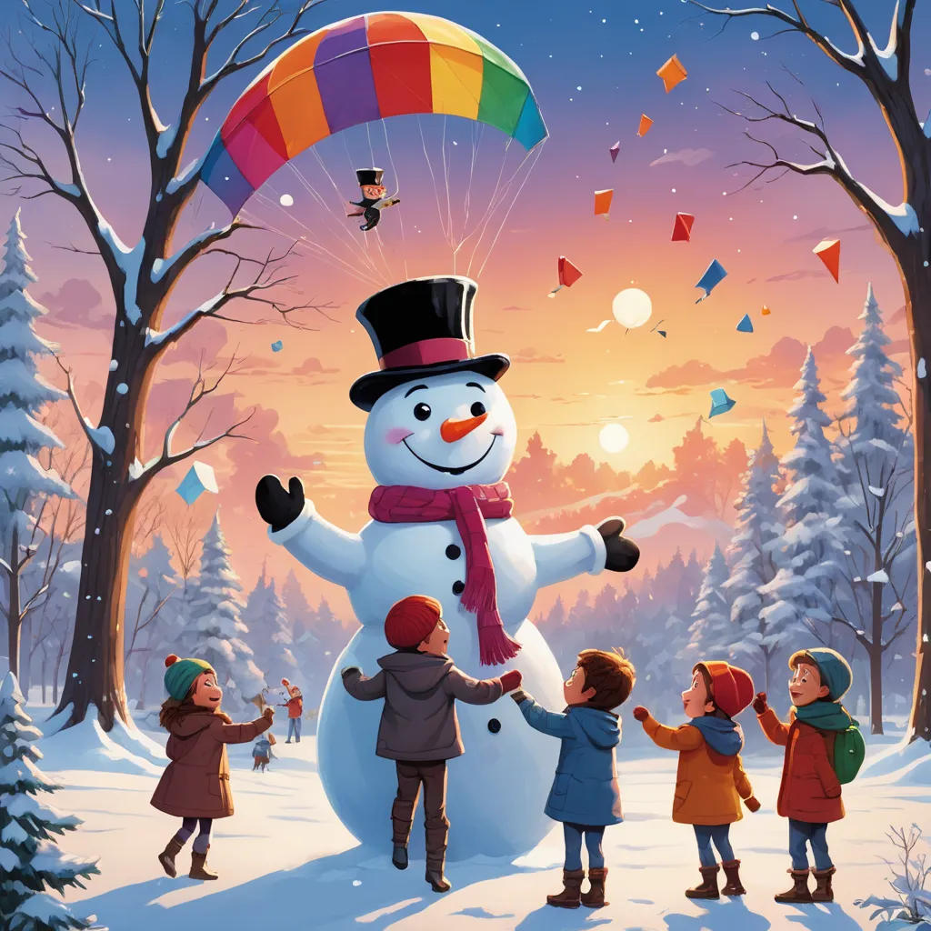 The Flying Snowman