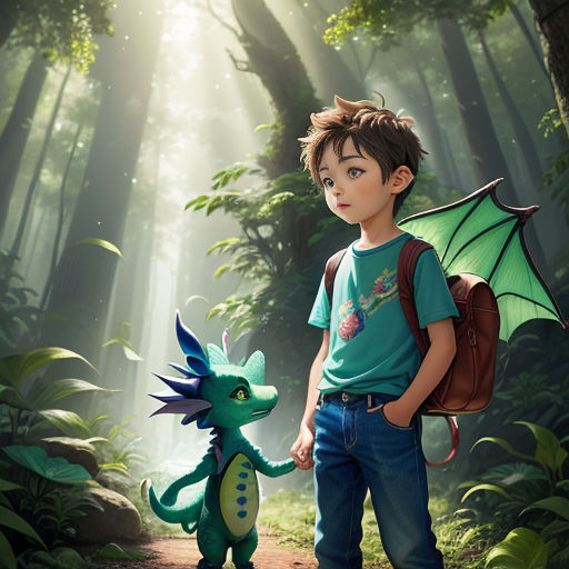 Lucas and the Funny Little Dragon
