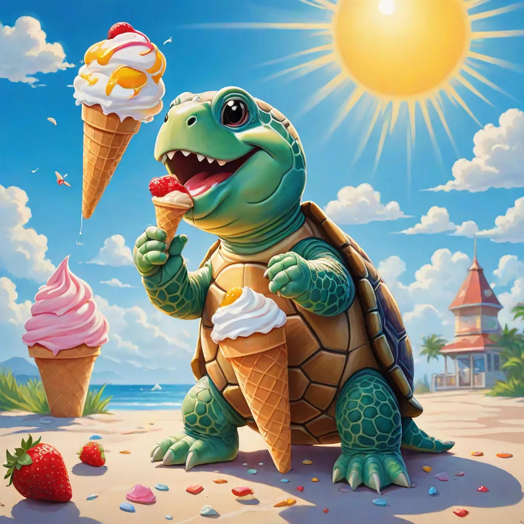 Tilly the Turtle's Ice Cream Adventure