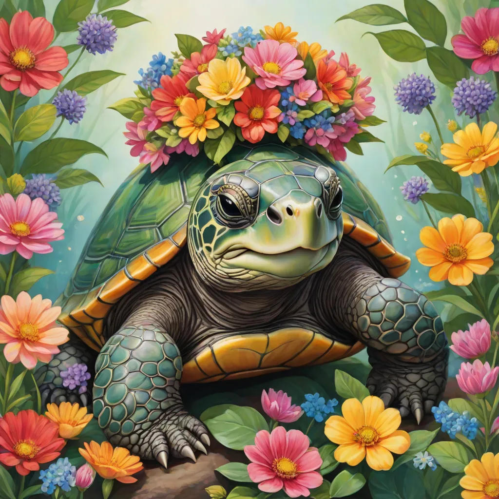 Tilly the Turtle Welcomes Spring