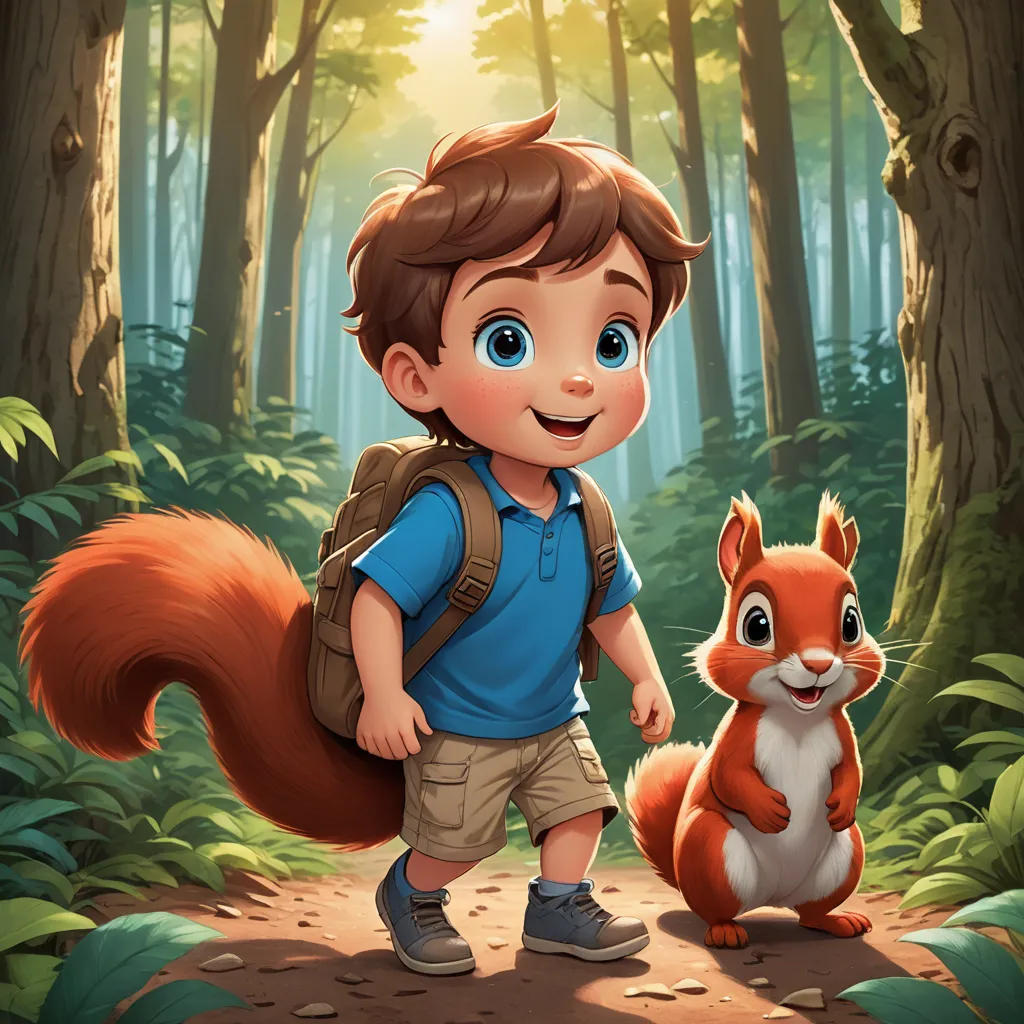 The Adventure of Little Timmy and His Forest Friend