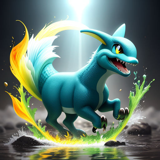 Pokemon Agua Dragon