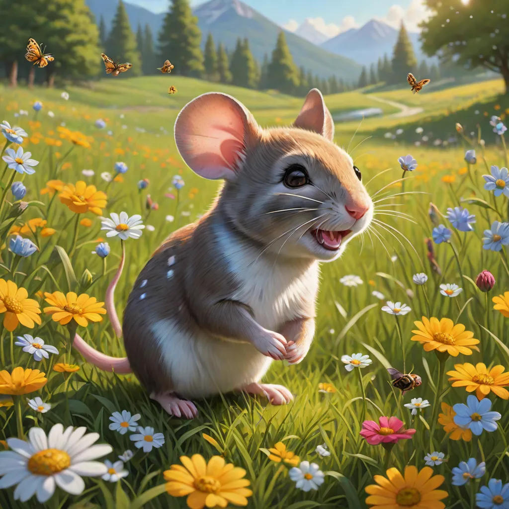 Diamond the Bodhisattva Mouse