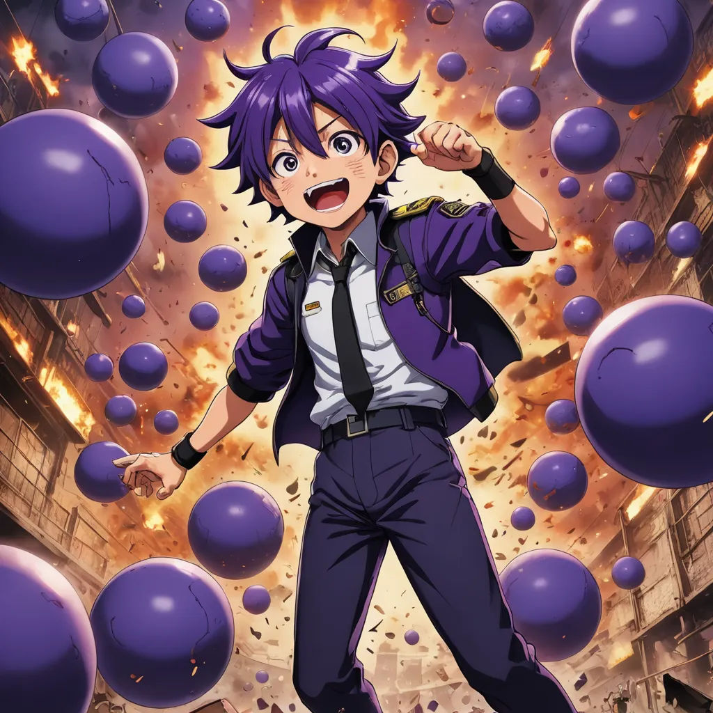 a man in a suit and tie standing in front of a bunch of balloons with his arms up in the air, auto-destructive art, poster art, Adam Manyoki, official art