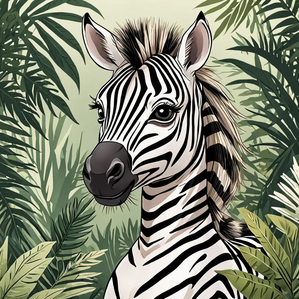 Zara the Zebra's Makeup Adventure
