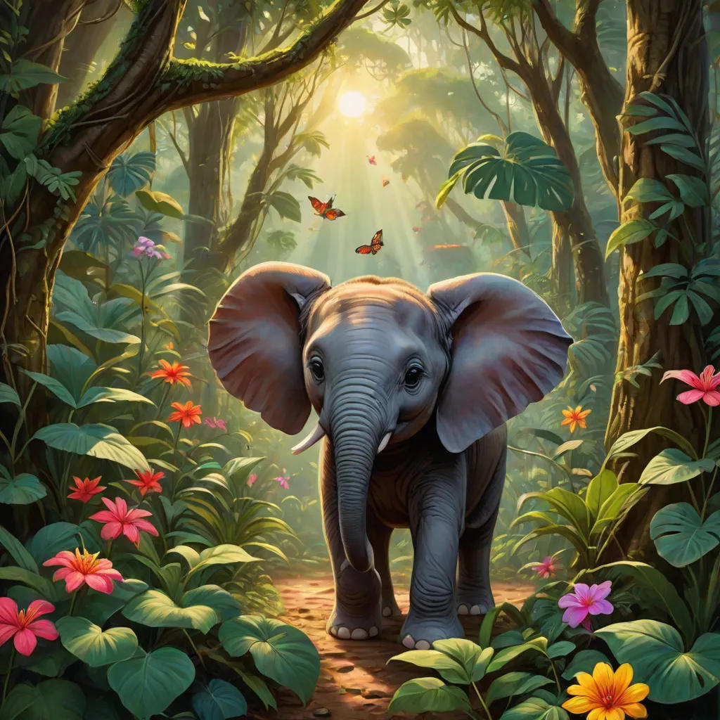 The Lonely Baby Elephant