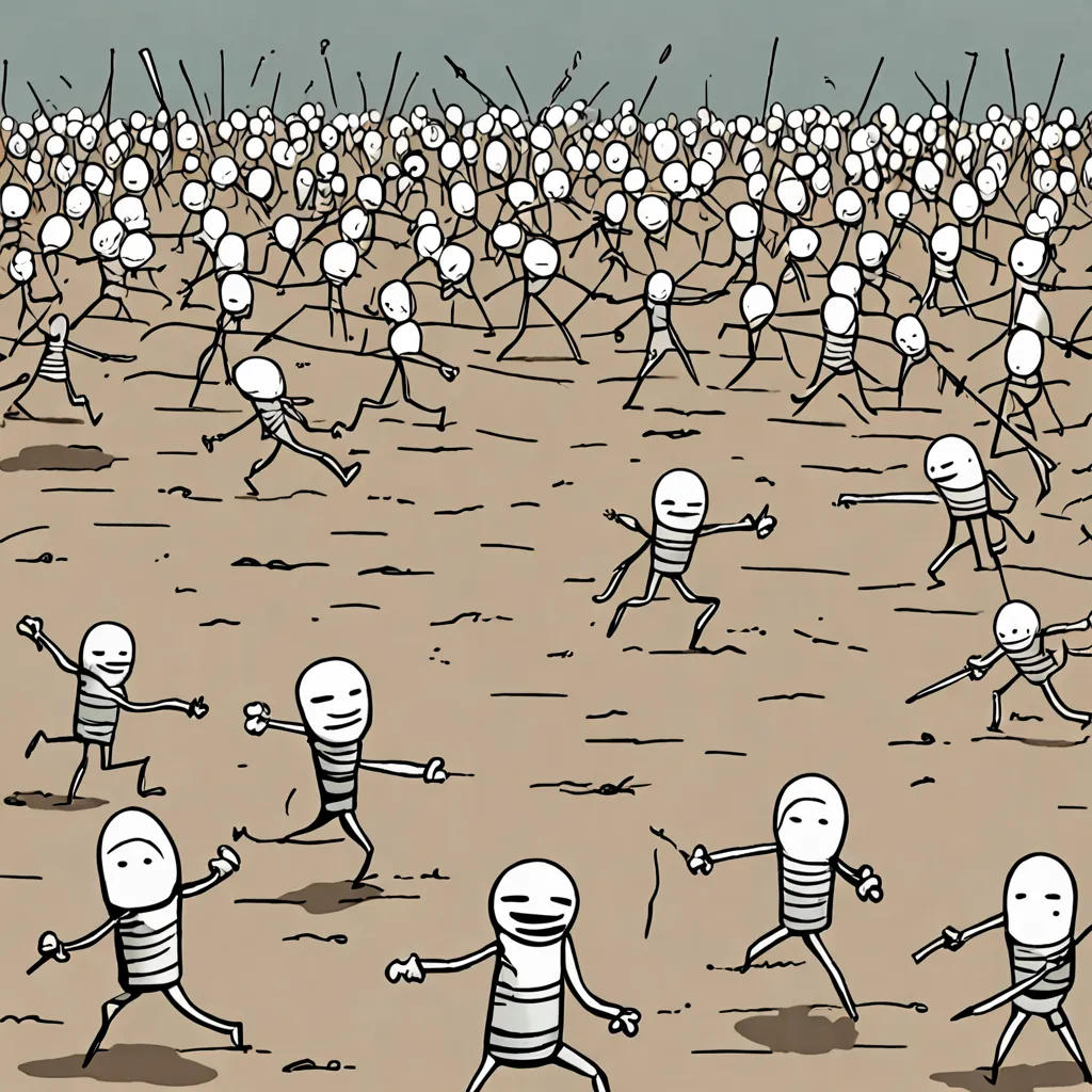 The Battle of Stick-Men Base