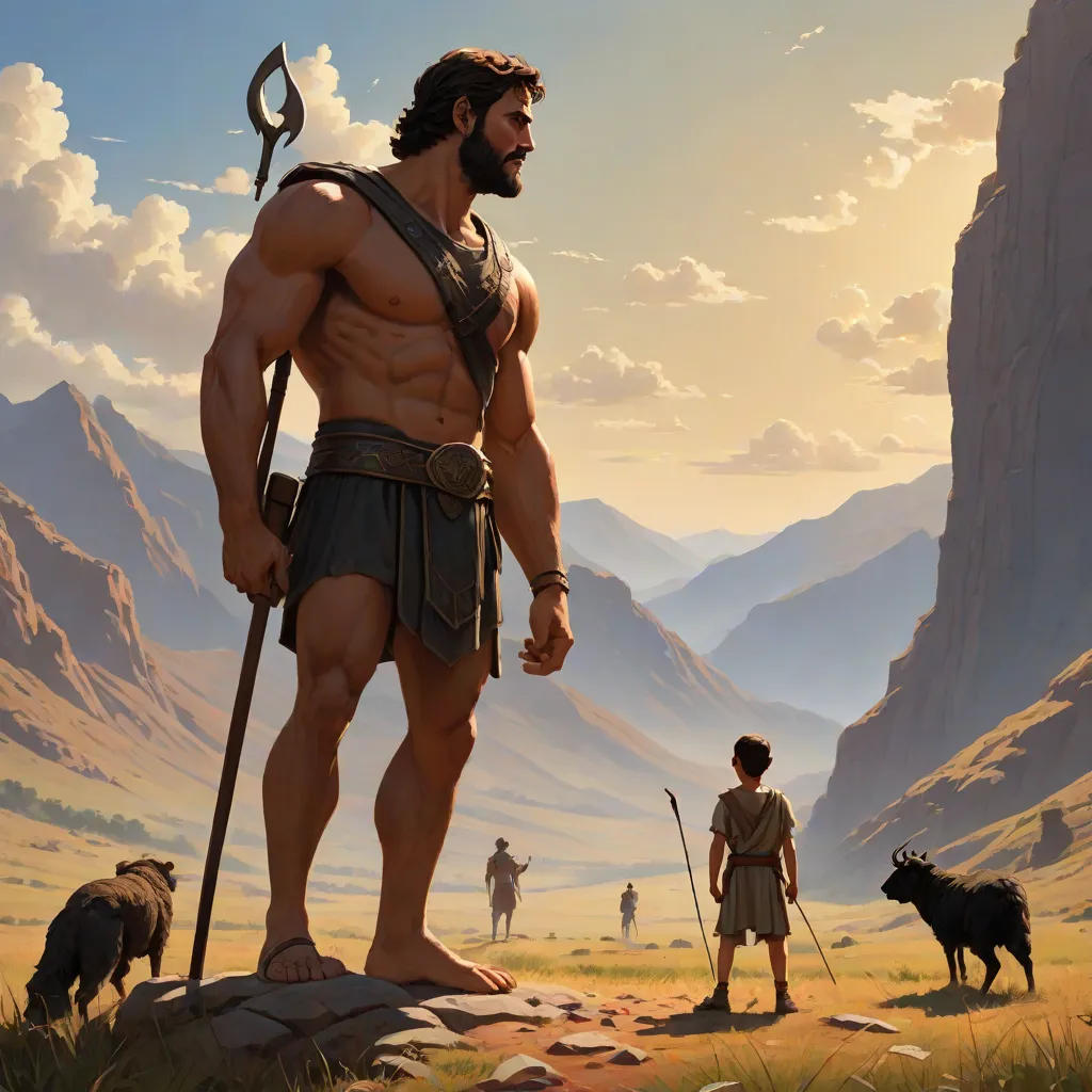 David and Goliath