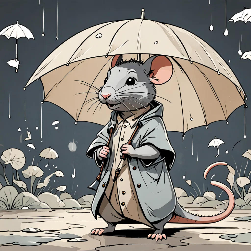 The Rat Dragon and the Magical Umbrella