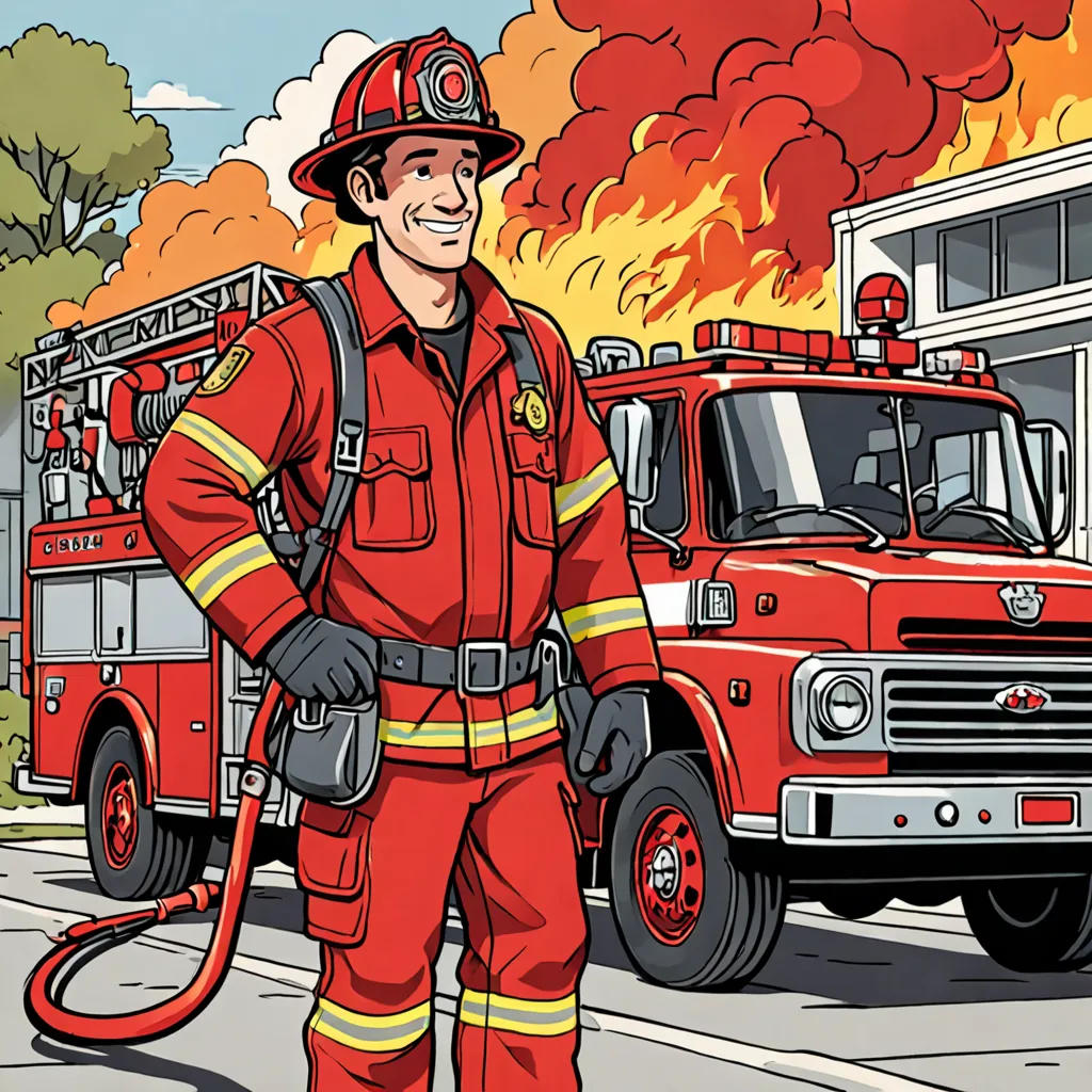 Brave Firefighter Freddy