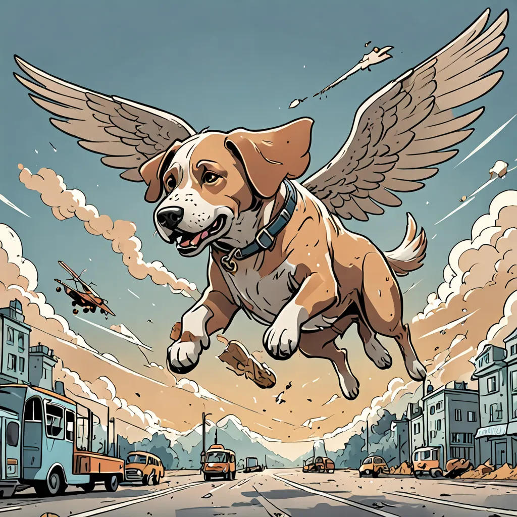 The Giant Dog and the Flying Bus