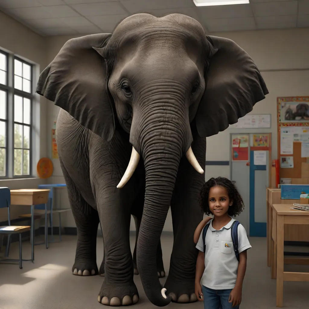 Alexandria's First Day of School