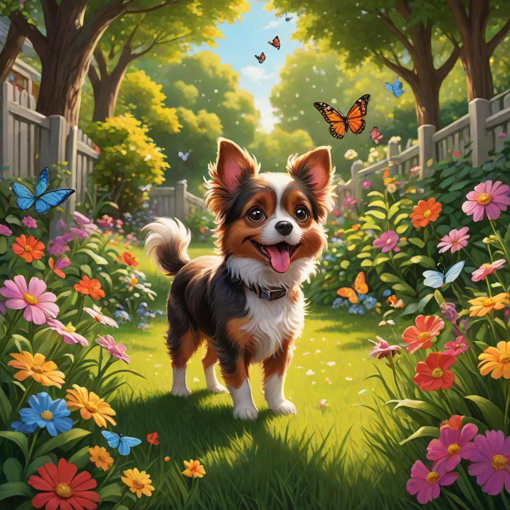 Chloe and Gizmo's Backyard Adventures