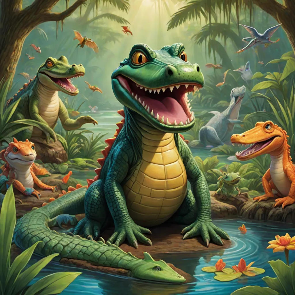 Algie the Alligator's Animal Sounds Adventure