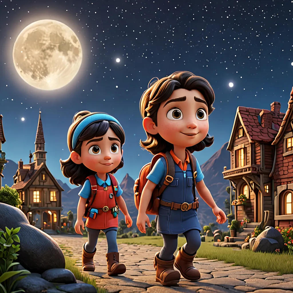 The Glow of Moon Town