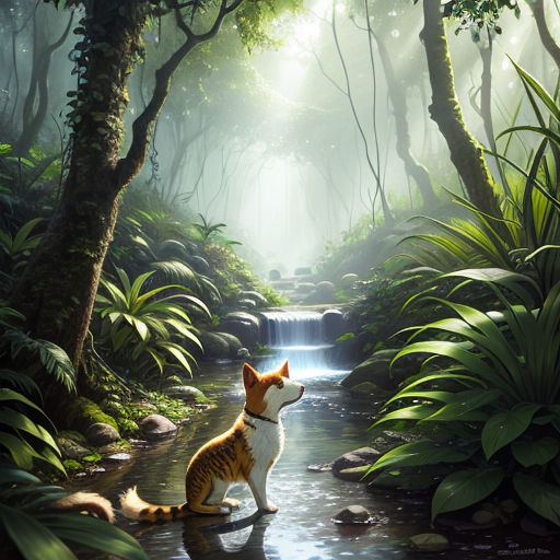 The Jungle Adventure of the Little Puppy