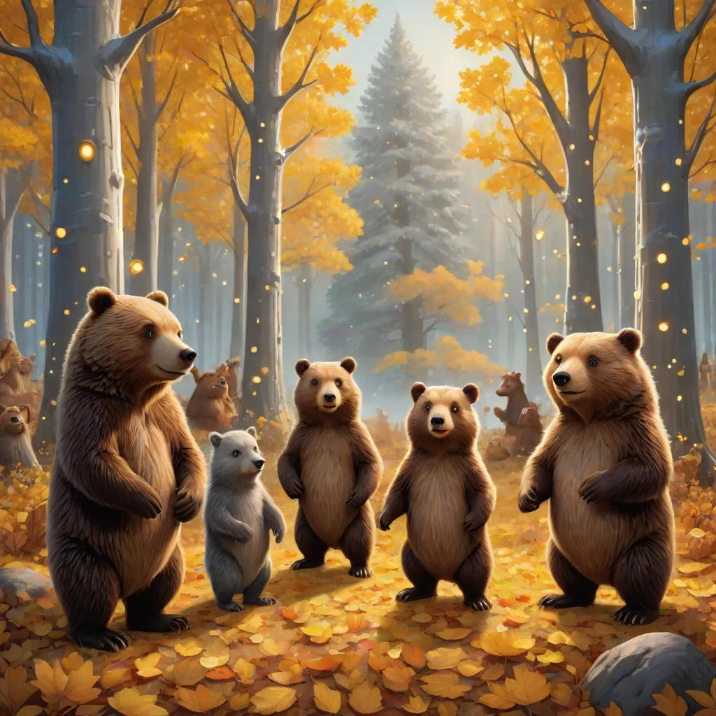 The Bear and the Beavers' Enchanted Forest Adventure