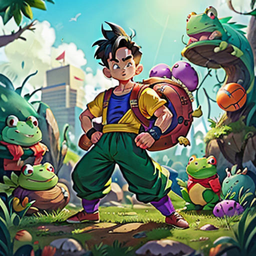 The Frog and the Dragon Balls